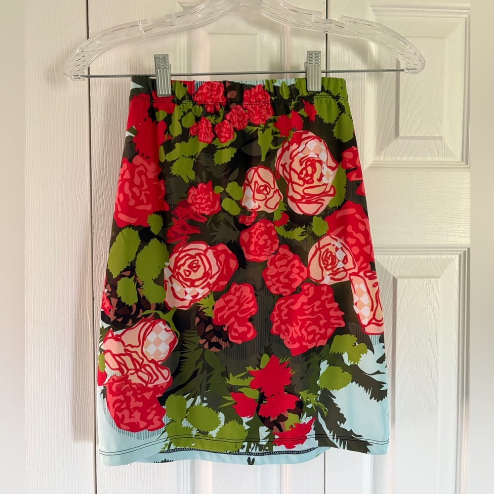 Artisan floral print skirt